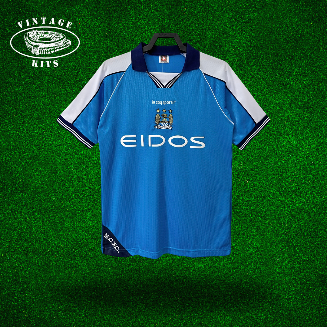 Manchester City 99/01 Home Kit – Vintage Kits Manchester City 99/01 Home Kit – Vintage Kits