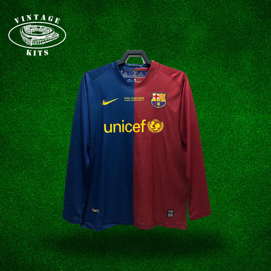 Barcelona 08/09 Home Kit (Long Sleeve)