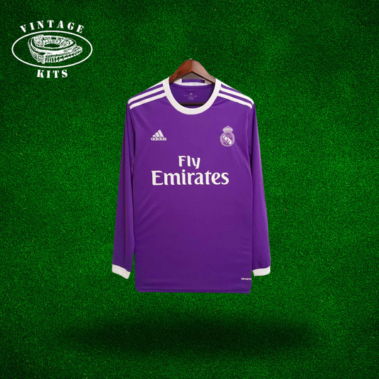 Real Madrid 16/17 Away Kit (Long Sleeve)