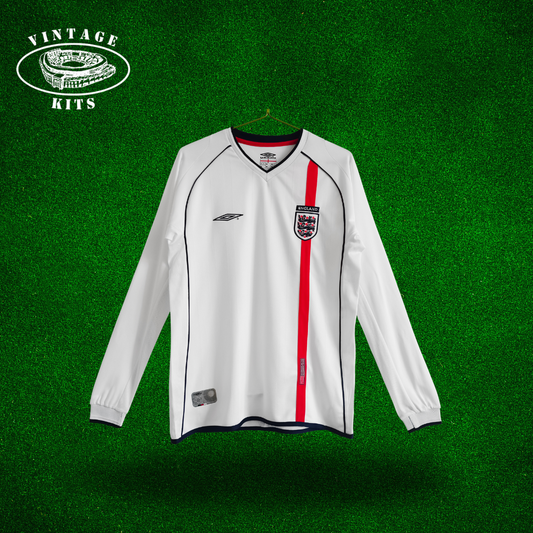 England 2002 Home Kit (Long Sleeve)